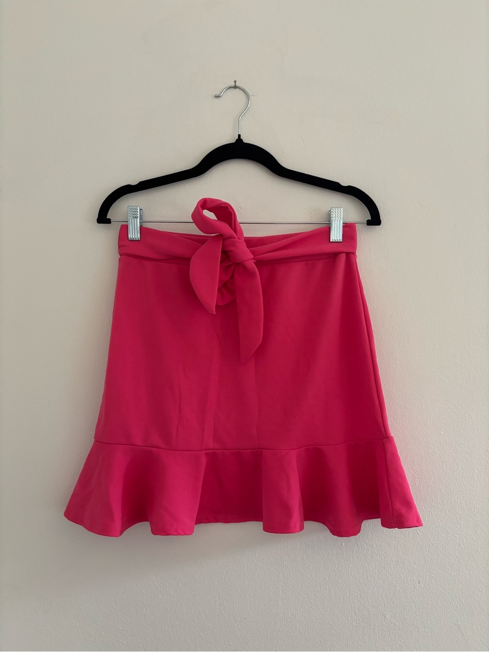 Pink Ruffle Mini Skirt - Picture 2 of 3